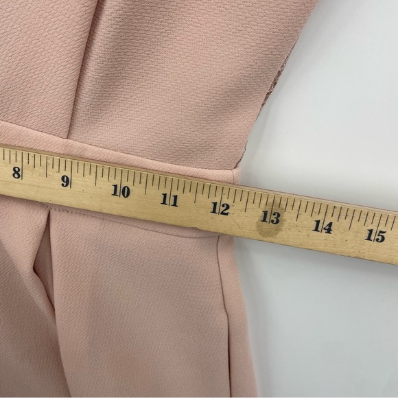 NWT BCBGeneration Fit and flare pink lace inset dress Sz 0 - Picture 8 of 10